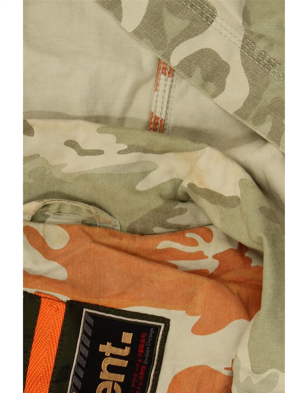 Superdry Womens Oversized 3/4 Sleeve Military Jacket UK 14 Medium Khaki