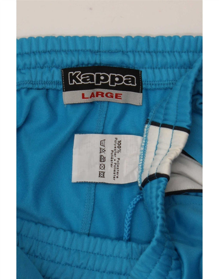 Kappa Herre træningsdragt Bukser Large Blue Colourblock Polyester