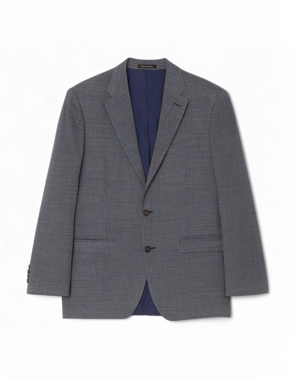 Ralph Lauren Veste blazer à 2 boutons pour homme, coupe régulière, UK 40, grande soie bleue