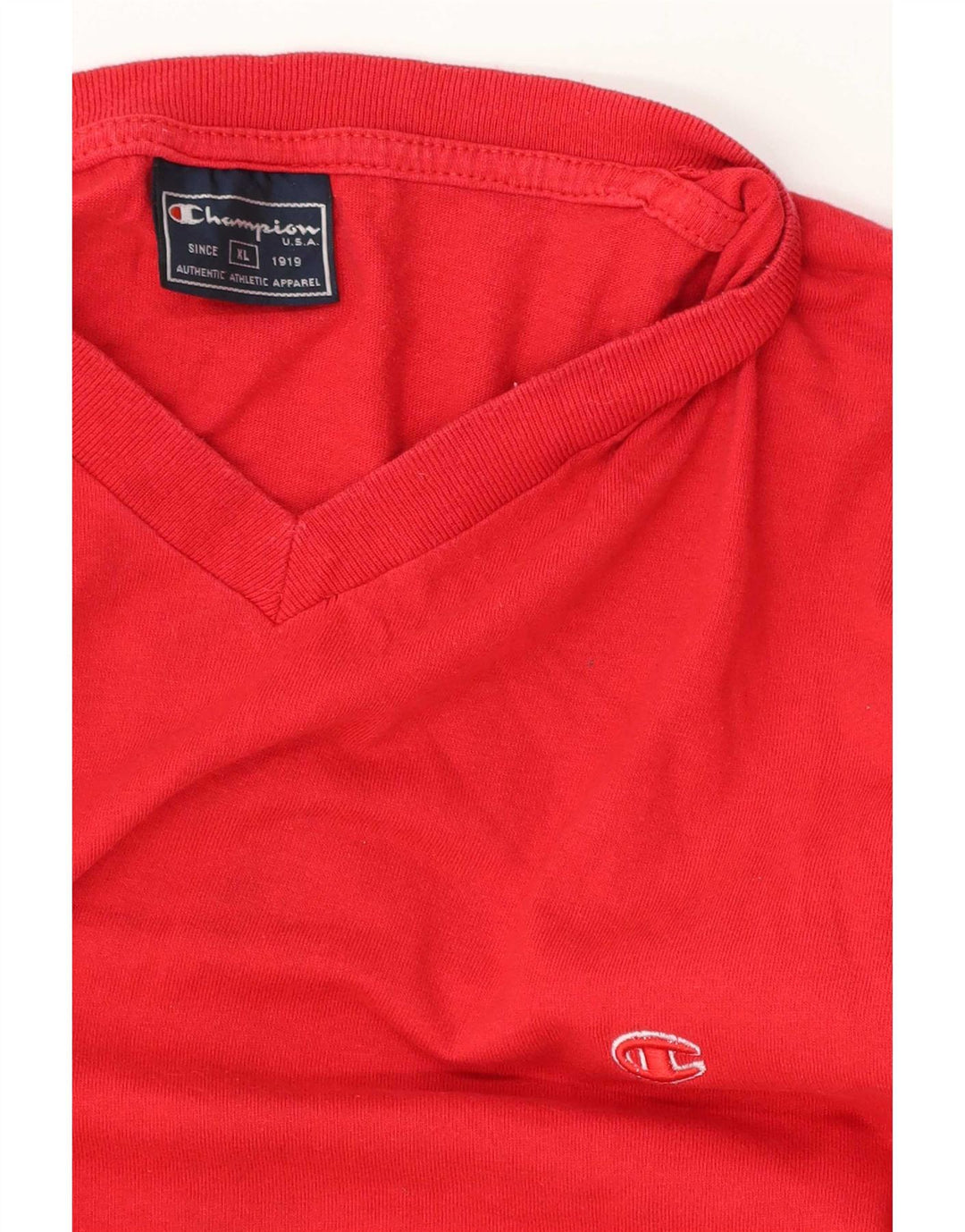 Champion Herre T-Shirt Top XL Rød