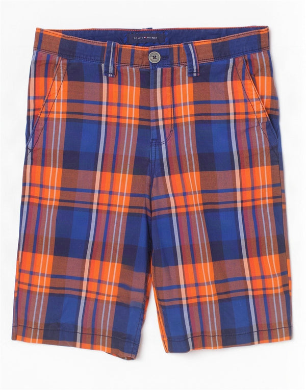 Pantaloncini chino da bambino Tommy Hilfiger 15-16 anni W30 in cotone a quadri multicolore