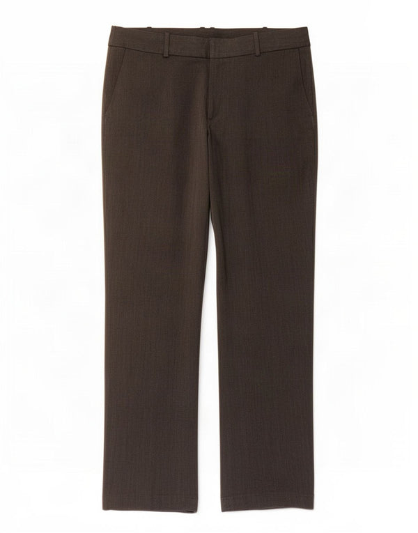 Gerade Freizeithose für Damen von Zara, EU 44, XL, B34, L33, braun, Polyester