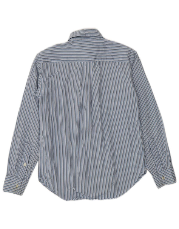 Ralph Lauren Boys Shirt 8-9 Years Small Blue Pinstripe Cotton