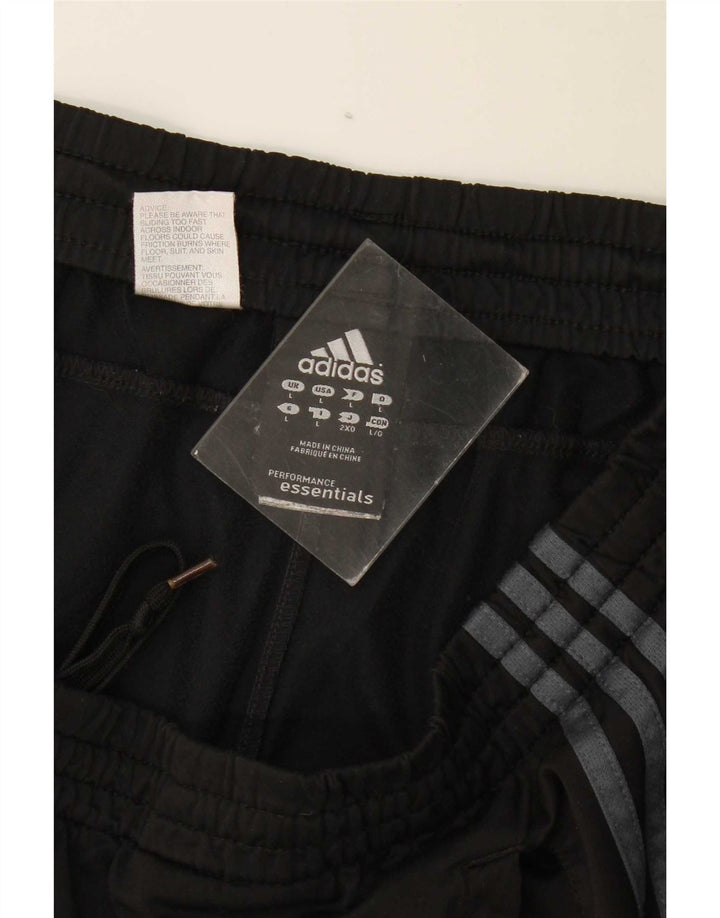 Adidas Sportsshorts til mænd, store sorte polyester