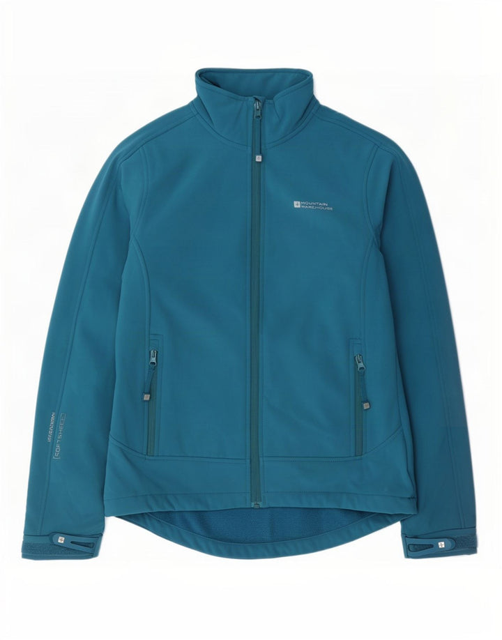 Chaqueta superior de chándal para mujer Mountain Warehouse UK 10 Small Azul Poliéster