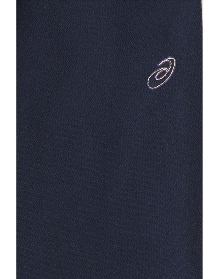ASICS Mens Tracksuit Trousers Medium Navy Blue Vintage Asics and Second-Hand Asics from Messina Hembry 