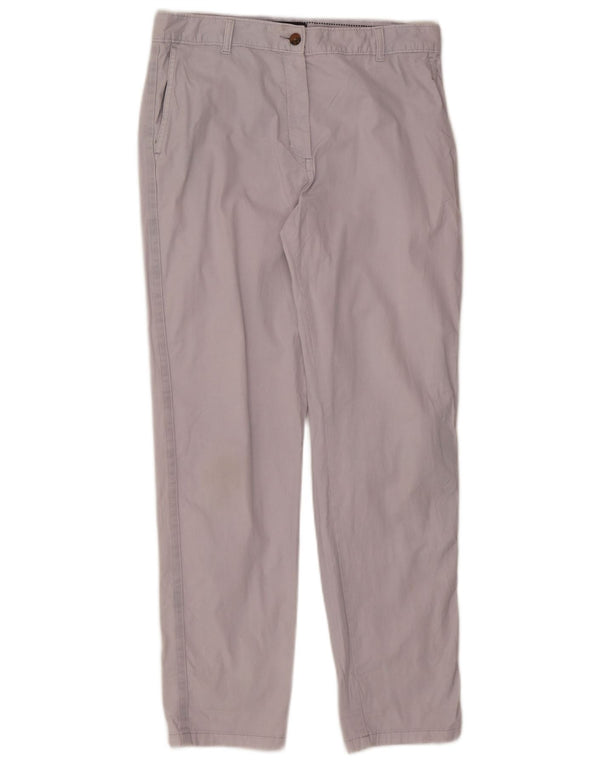 Marks & Spencer Damen-Chinohose mit hoher Taille, UK 12, M, W30, L30, Lila