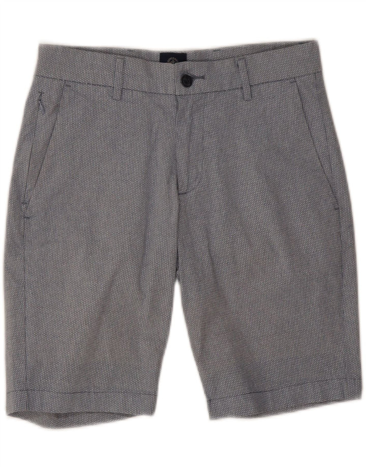 Dockers Herren Flex Chino Shorts W28 Mittelgrau gefleckte Baumwolle