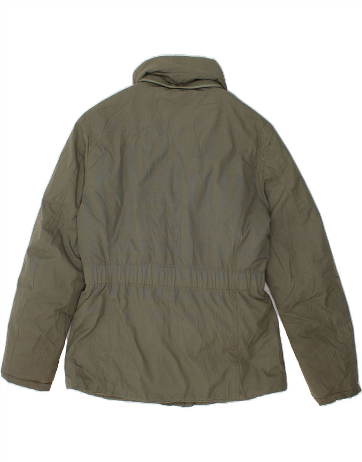 INVICTA Womens Windbreaker Jacket UK 14 Medium Grey Check Polyester Vintage Invicta and Second-Hand Invicta from Messina Hembry 