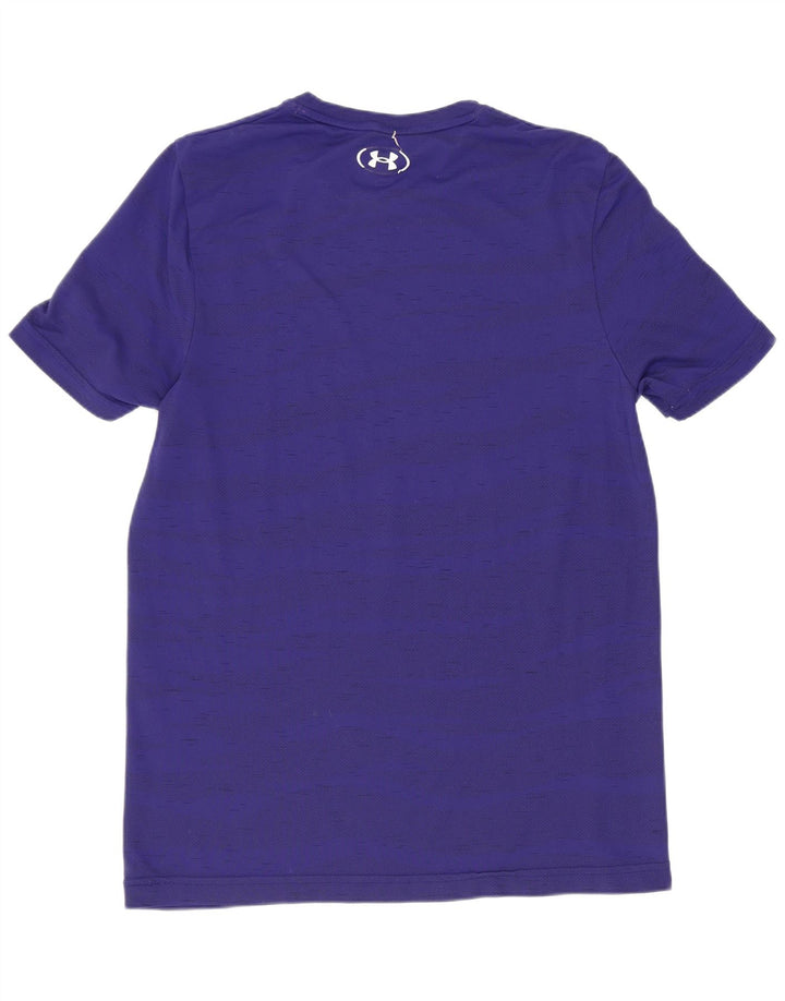 Under Armour T-Shirt Homme Bleu Marine Rayé Moyen