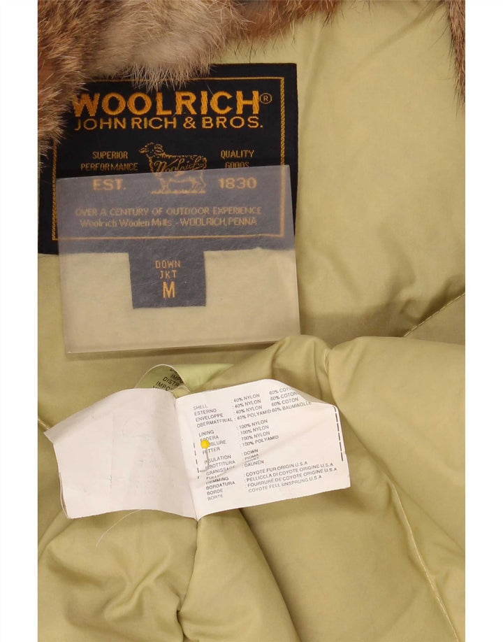 Giacca imbottita da donna Woolrich UK 14 Nylon beige medio