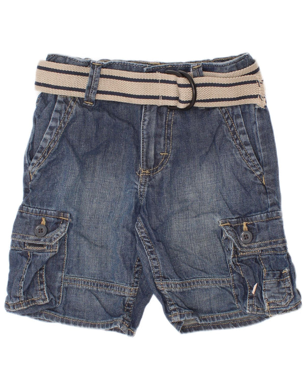 Wrangler Boys Cargo Denim Shorts 3-4 år W22 Blå Bomuld