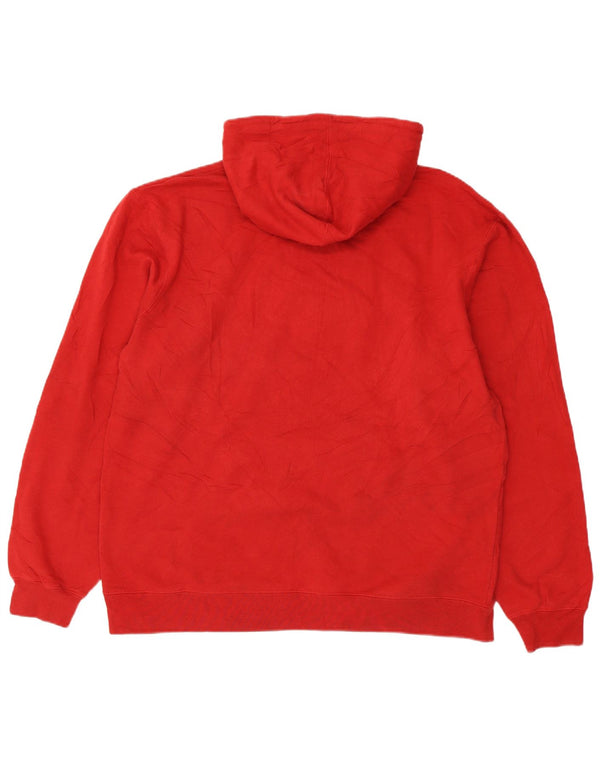 Adidas masculino Wisconsin Badgers gráfico moletom com capuz XL vermelho algodão