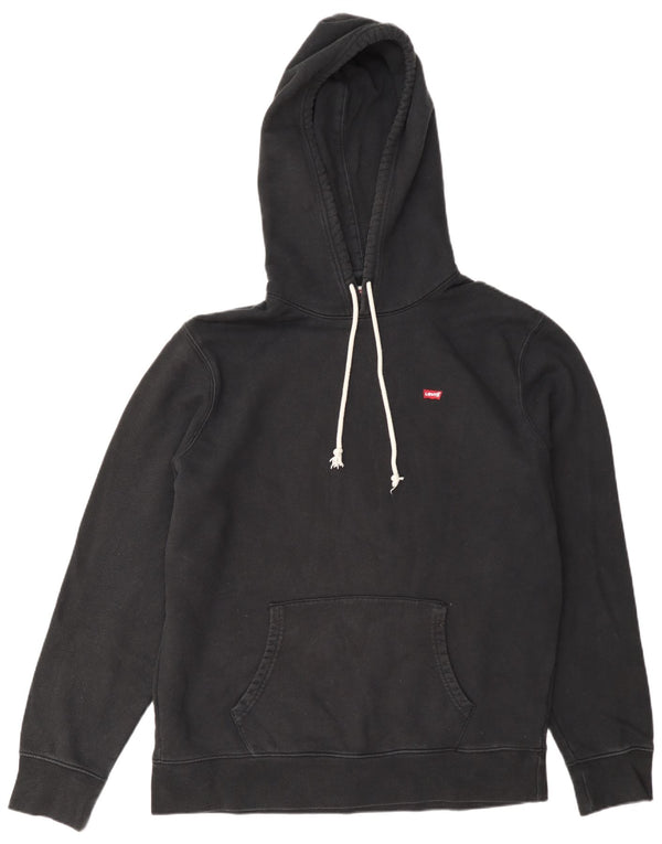 Męski sweter z kapturem Levi's o standardowym kroju, duży, czarny, bawełniany