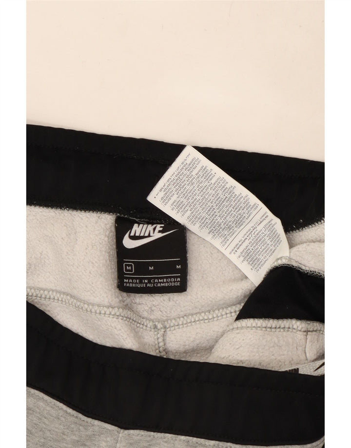 Nike Mens Tracksuit Trousers Joggers Medium  Grey Colourblock Cotton