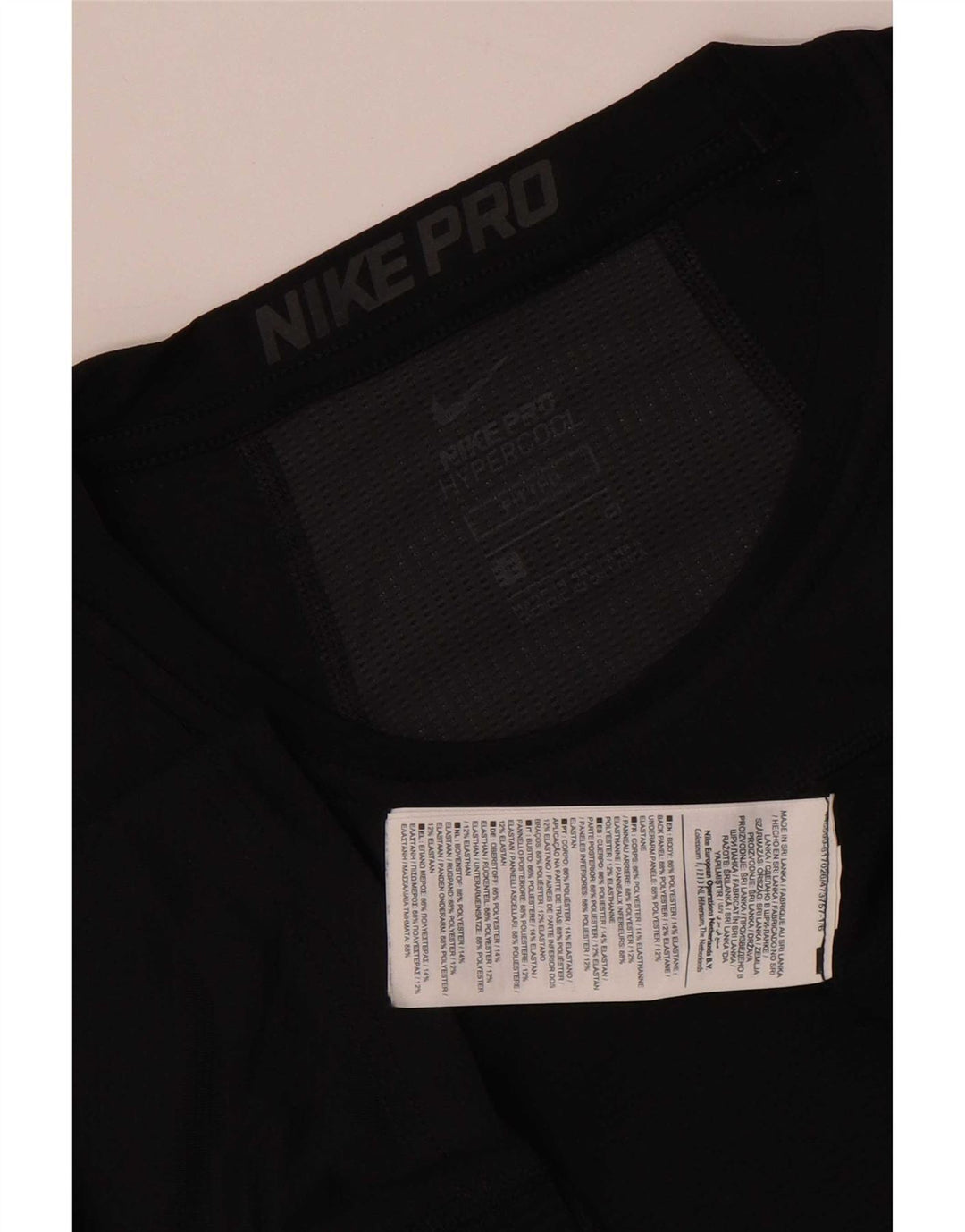 Nike Mens Dri Fit grafikus mellény felső kis fekete, geometrikus poliészter