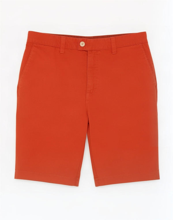 Ted Baker Mens Chino Shorts W32 Médio Algodão Laranja