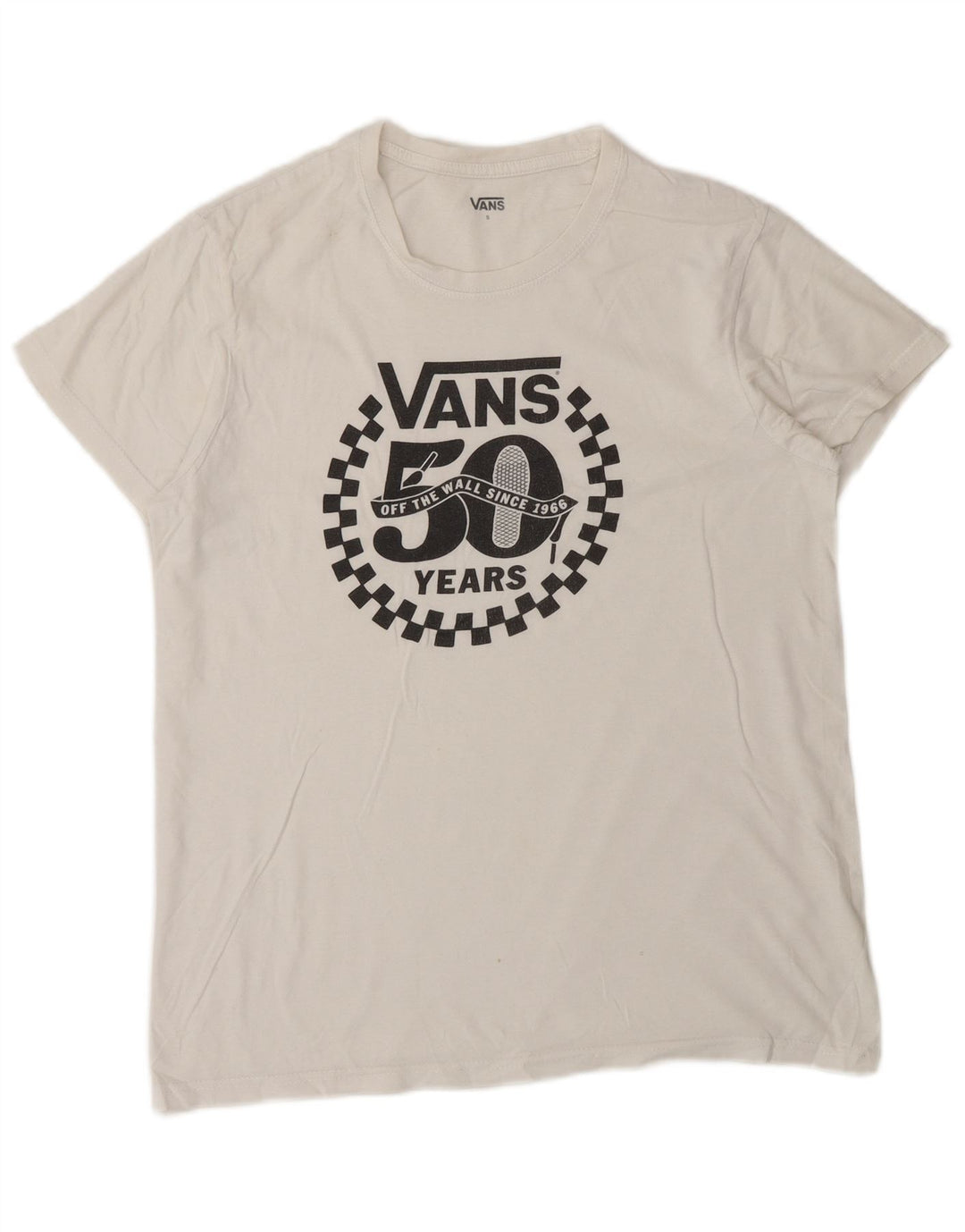 Vans T-shirt graphique pour hommes, petit, blanc