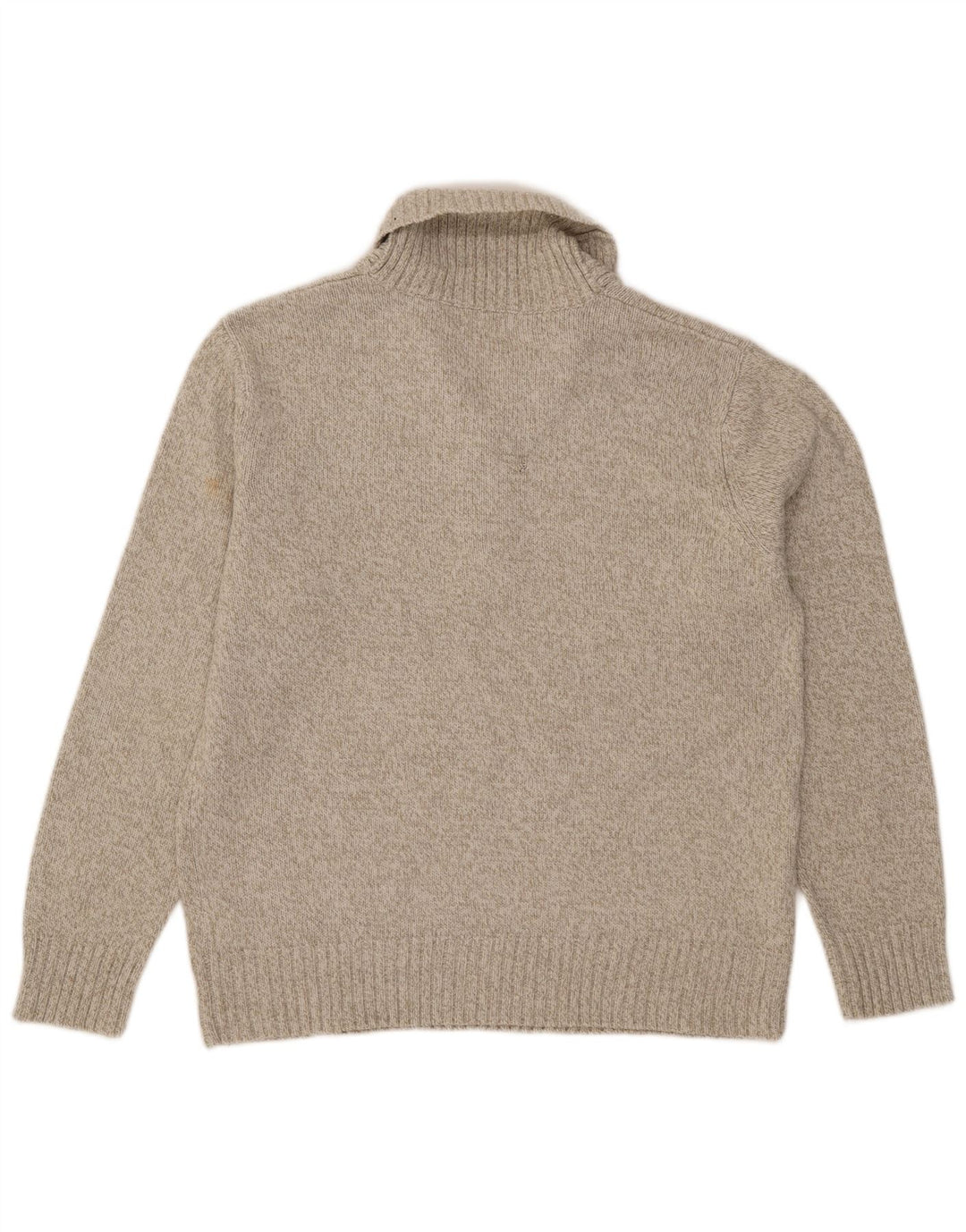 Maglione da uomo Marks & Spencer con collo a scialle, grande, in acrilico grigio