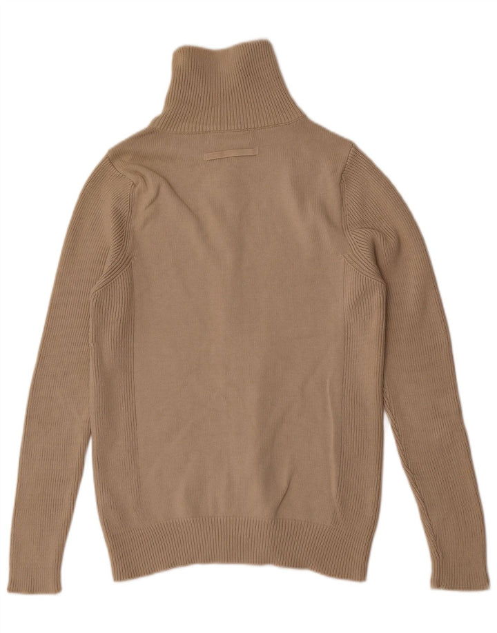 Zara Herre cardigan sweater Medium Beige Bomuld