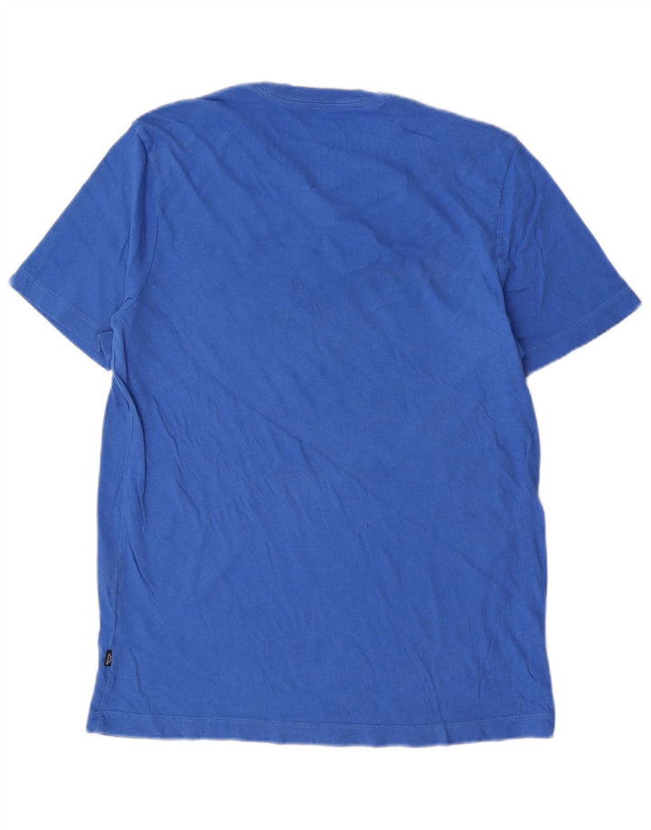 PUMA Mens Graphic T-Shirt Top Medium Blue