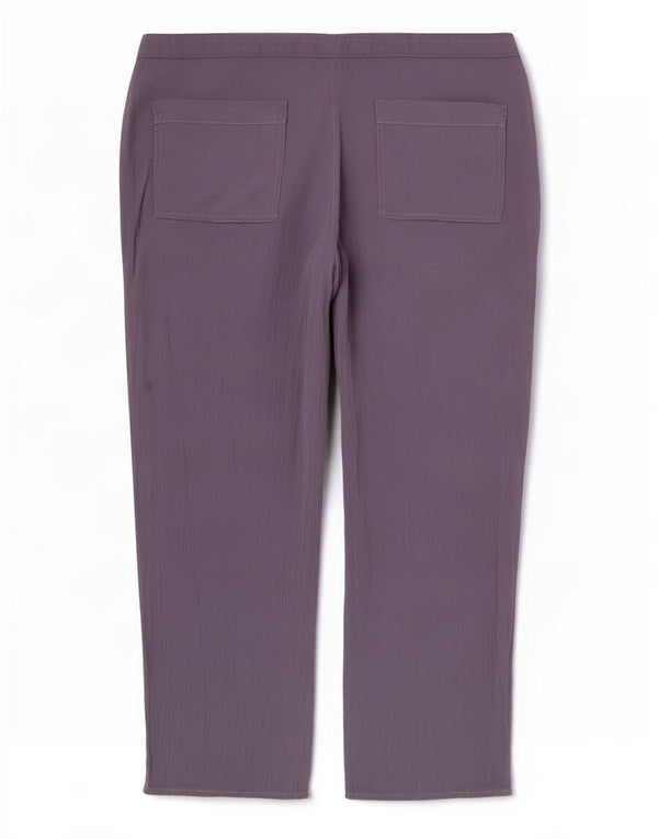 Pantaloni casual pentru femei Marks & Spencer UK 14 Medium W28 L28 Bleumarin