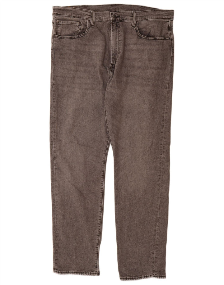 Levi's Mens 502 Tapered Jeans W38 L34 Grey Cotton