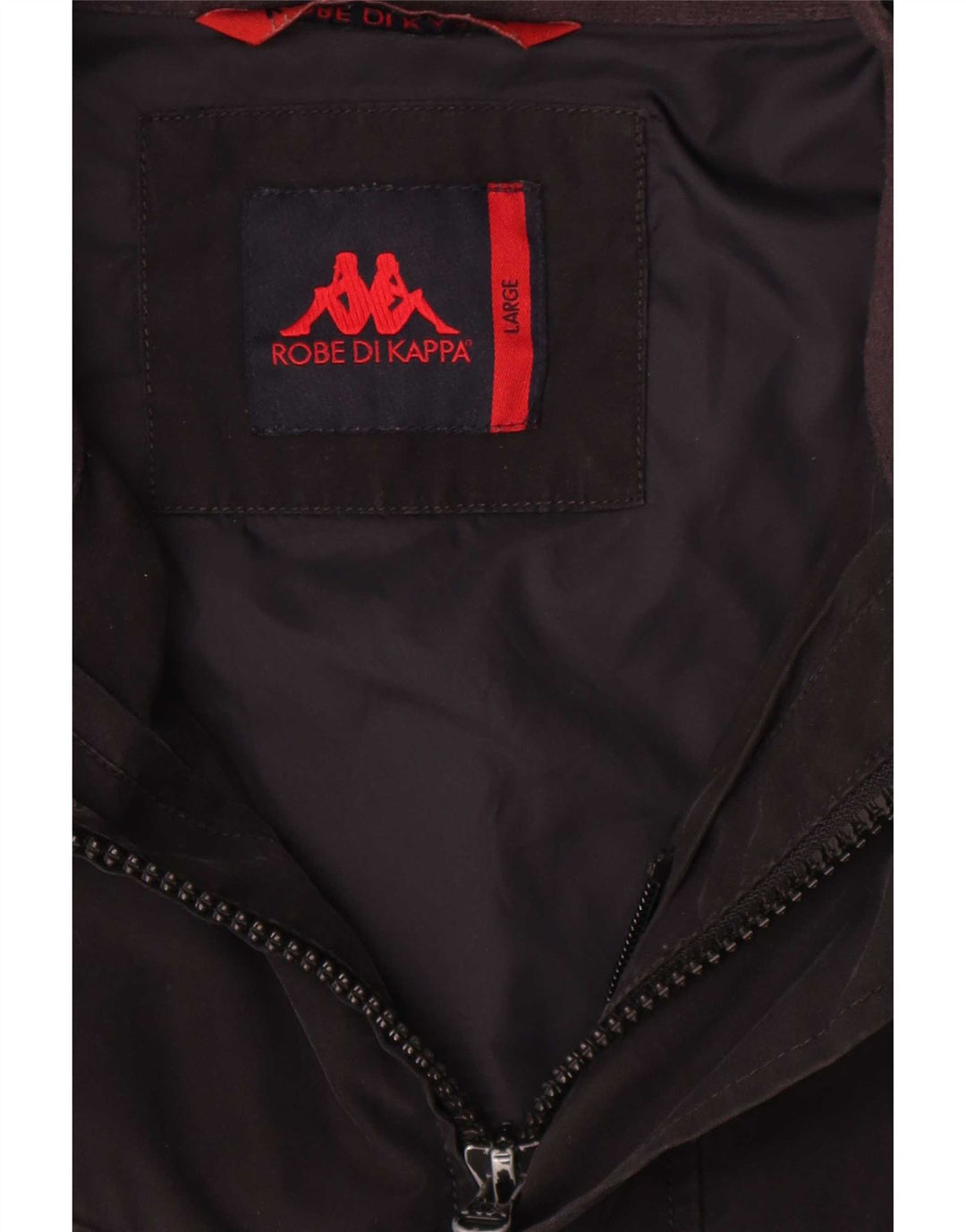 Kappa Mens Utility Jacket UK 40 Large Black Cotton