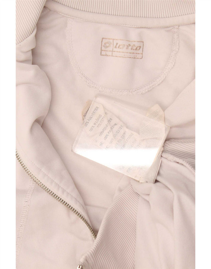 Lotto Veste de survêtement pour femme UK 16 Large Blanc Polyester