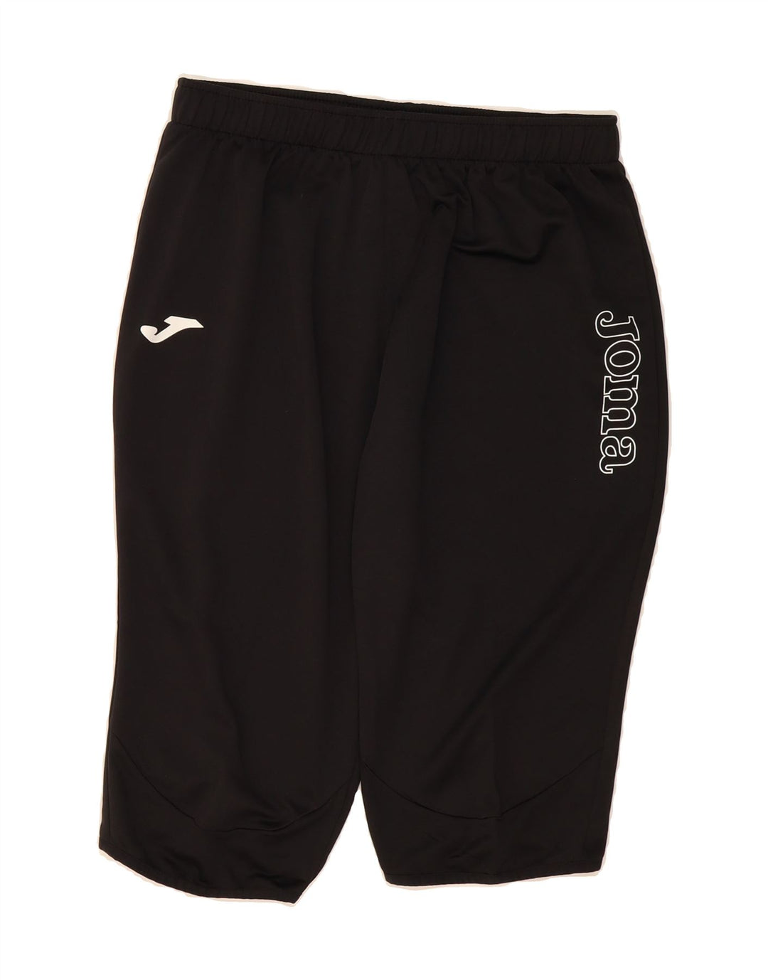 JOMA Womens Graphic Sport Shorts UK 14 Large  Black Polyester Vintage Joma and Second-Hand Joma from Messina Hembry 