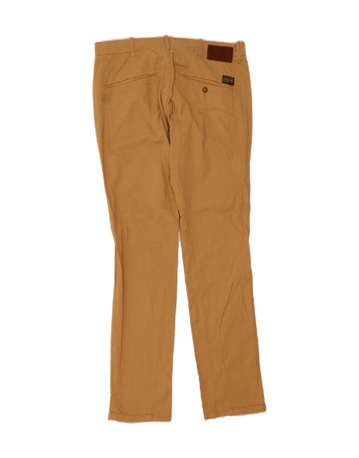 G-STAR Mens Slim Chino Trousers W30 L32 Beige Cotton Vintage G-Star and Second-Hand G-Star from Messina Hembry 