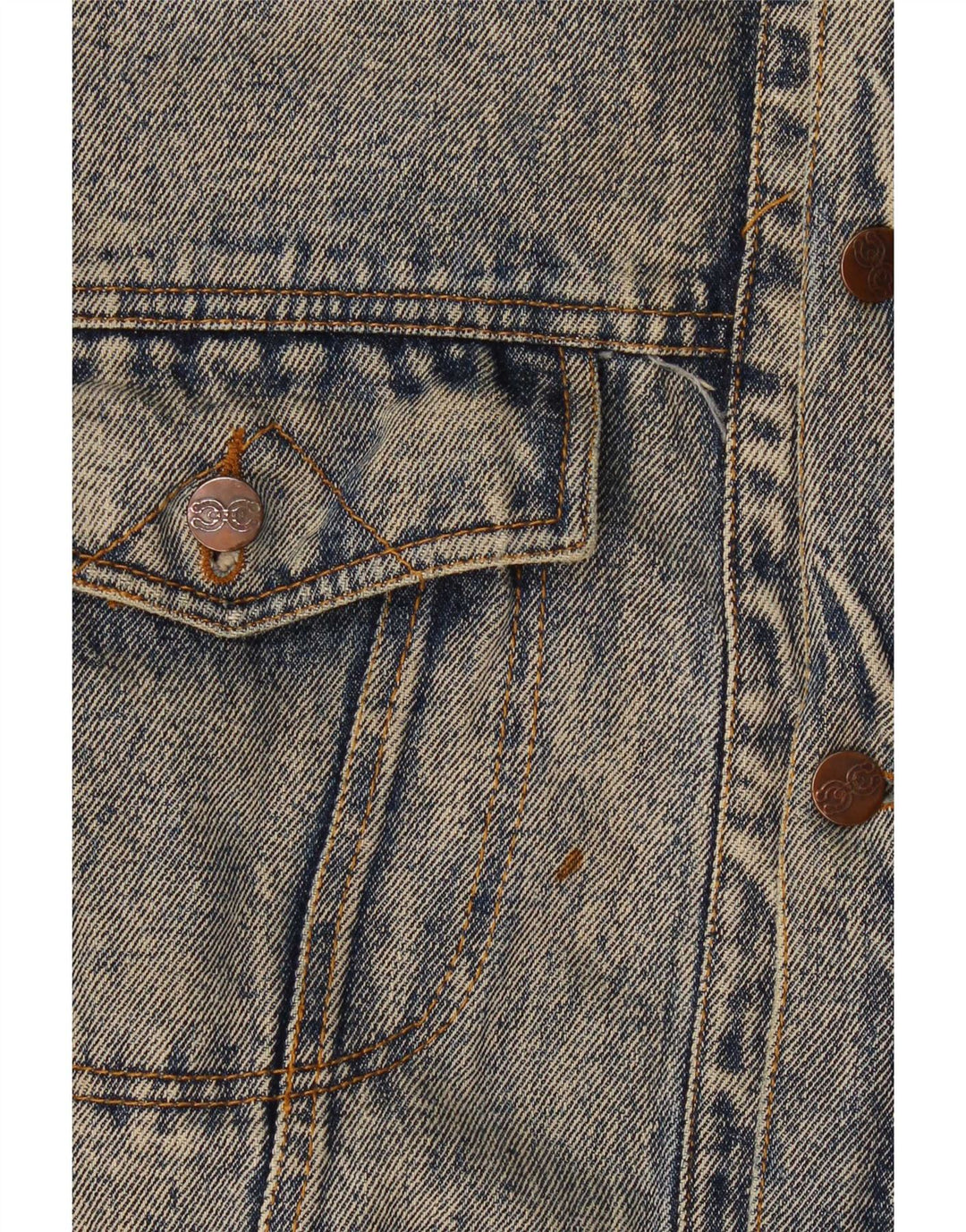 Vintage Mens Denim Jacket UK 40 Large Blue