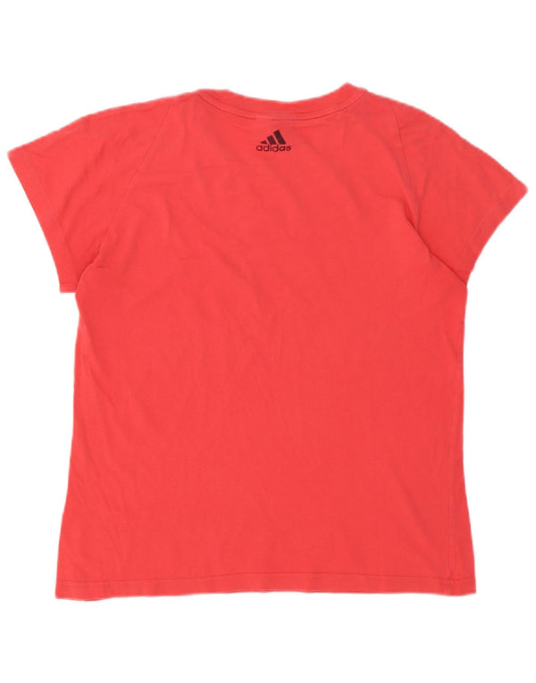 T-shirt grafica da donna Adidas Top UK 14 media rossa