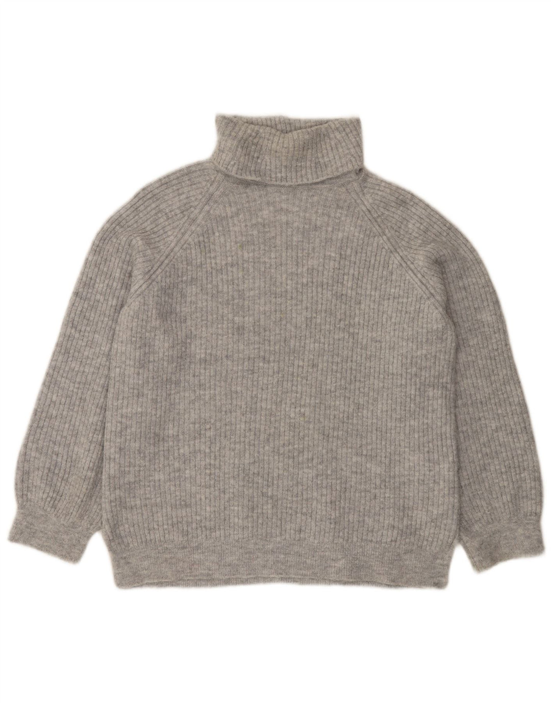 Marks & Spencer Pull col roulé pour femme UK 14 Gris moyen Acrylique