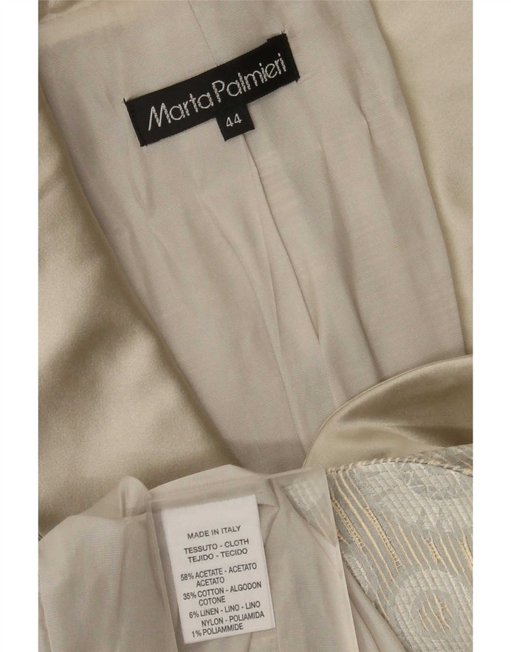 Marta Palmieri Γυναικείο τζάκετ με 4 κουμπιά σακάκι IT 44 Medium Grey Floral