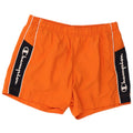 Pantaloncini da bagno grafici da uomo Champion, grandi, in poliestere color block arancione