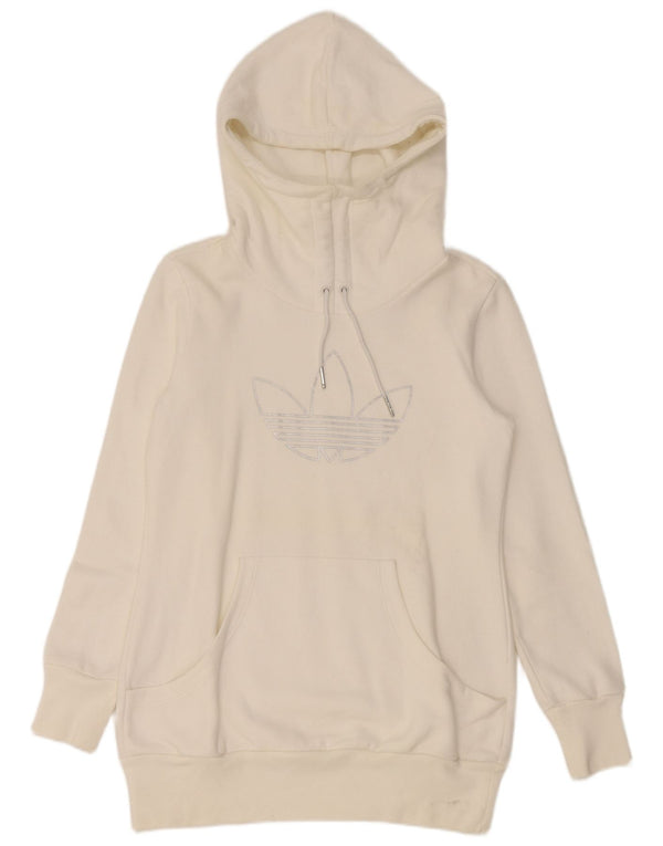 Adidas Damen Graphic Hoodie Pullover IT 44 Mittelweiß