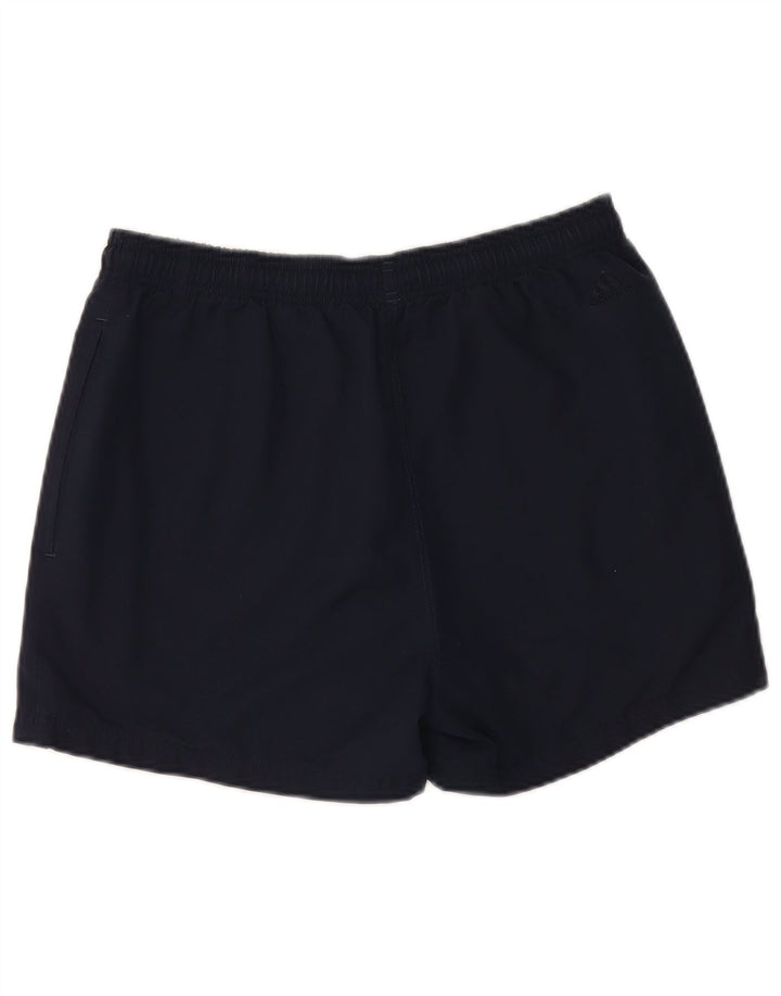 Adidas Mens Sport Shorts Medium Navy Blue Polyester