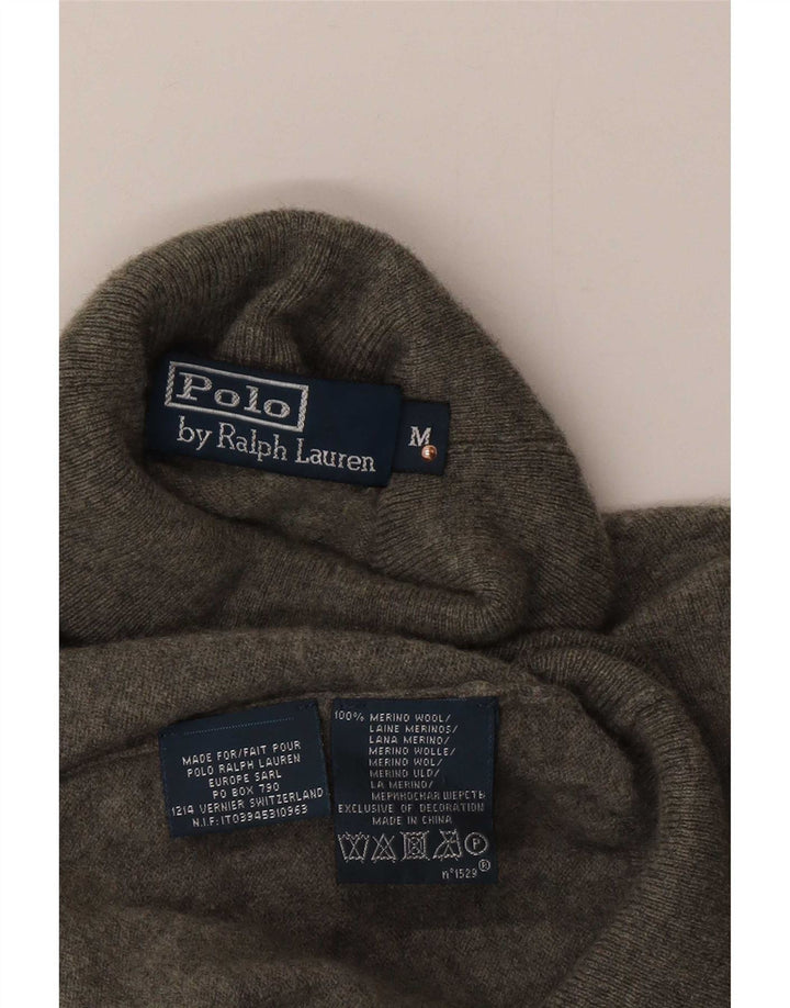 Polo Ralph Lauren Herre rullehals sweater mellemgrå uld