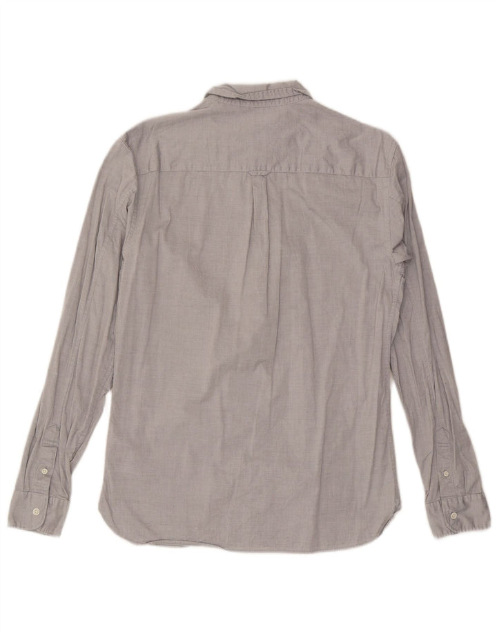 Camicia da uomo All Saints in cotone grigio medio