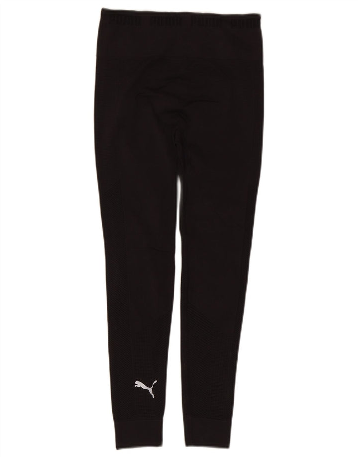 Puma Womens Leggings UK 4 XS  Black Nylon