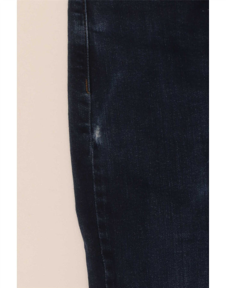 Marks & Spencer Mens Straight Jeans W32 L31 Navy Blue Cotton