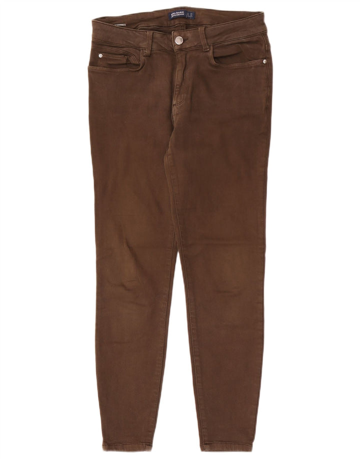 Zara Dame Skinny Jeans EU 40 Medium W30 L27 Brun