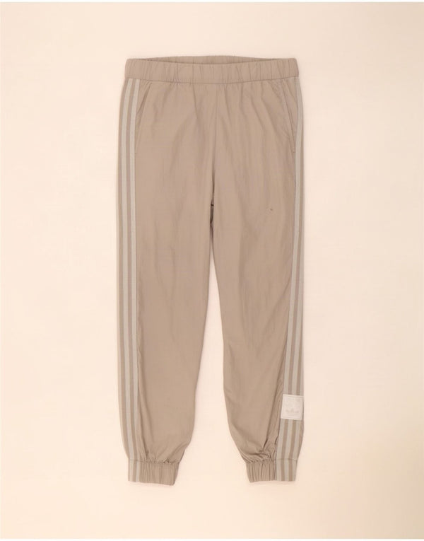 Pantaloni da tuta corti da donna Adidas Joggers UK 10 Small W30 L26 Beige