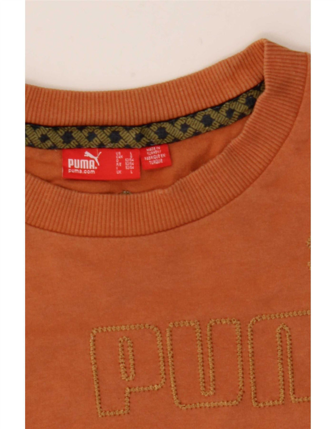 Puma T-shirt graphique pour homme, grand, orange