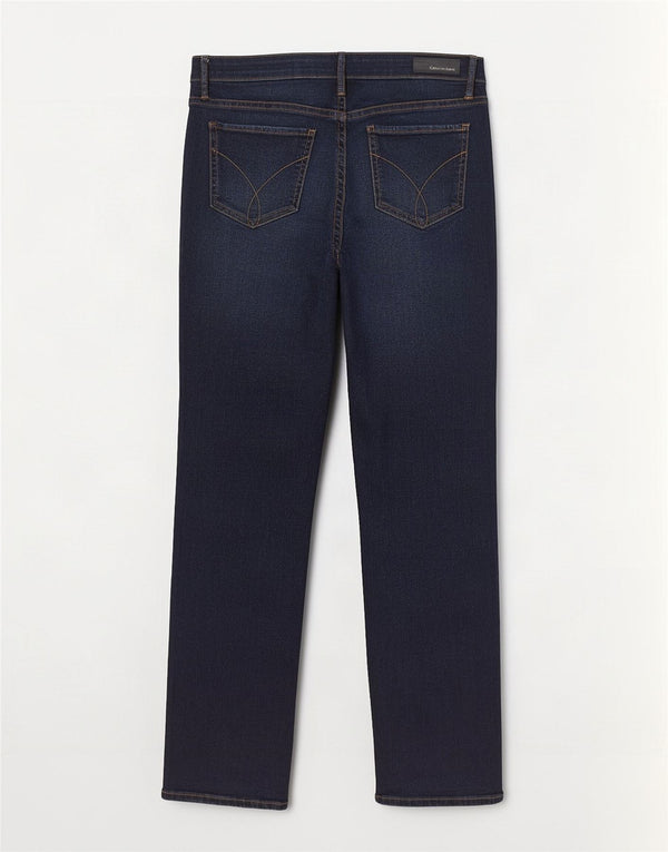 Женские прямые джинсы Calvin Klein W31 L30, темно-синий, хлопок