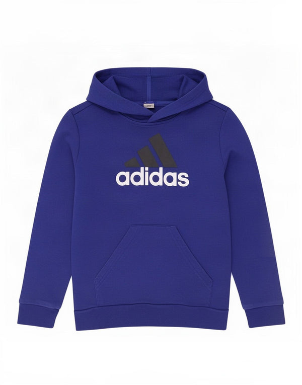 Pulover pentru băieți Adidas Graphic Hoodie 9-10 ani, albastru, bumbac