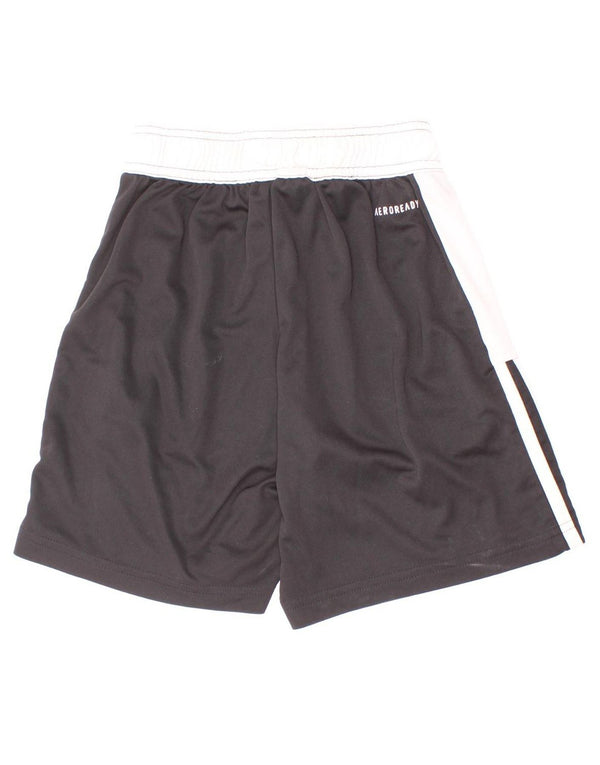Adidas Boys Aeroready Sports Shorts 9-10 år Sort Colourblock Polyester