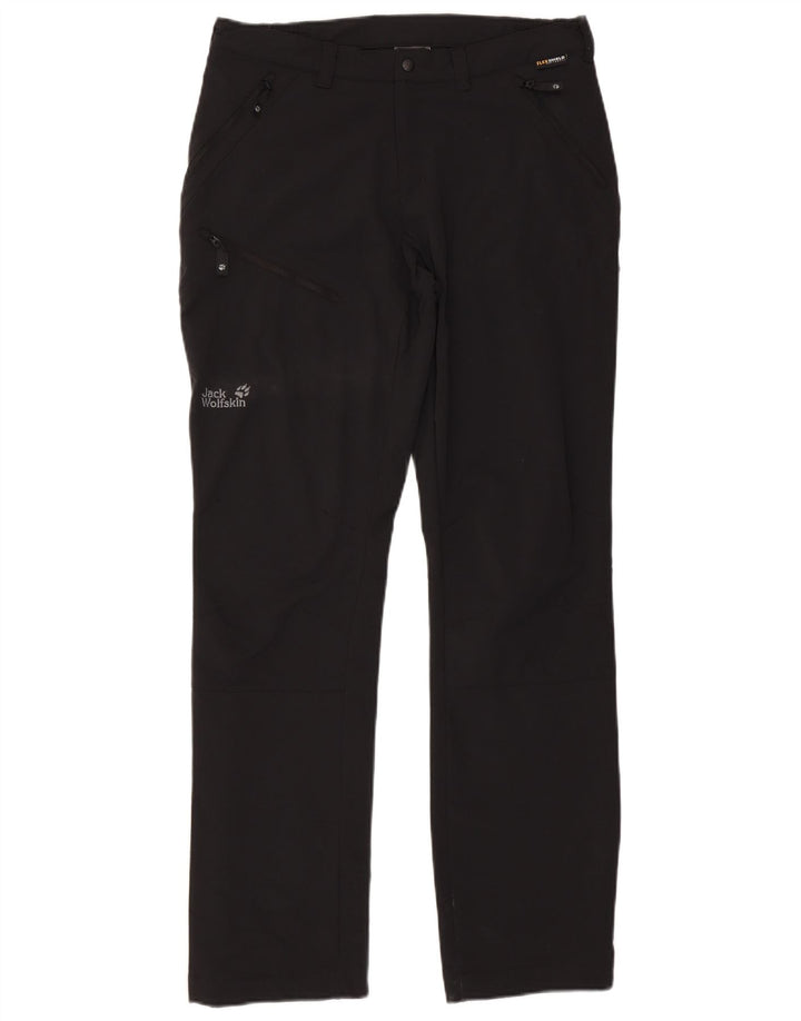 Jack Wolfskin Dame Straight Cargo Bukser Medium W30 L33 Sort Polyester