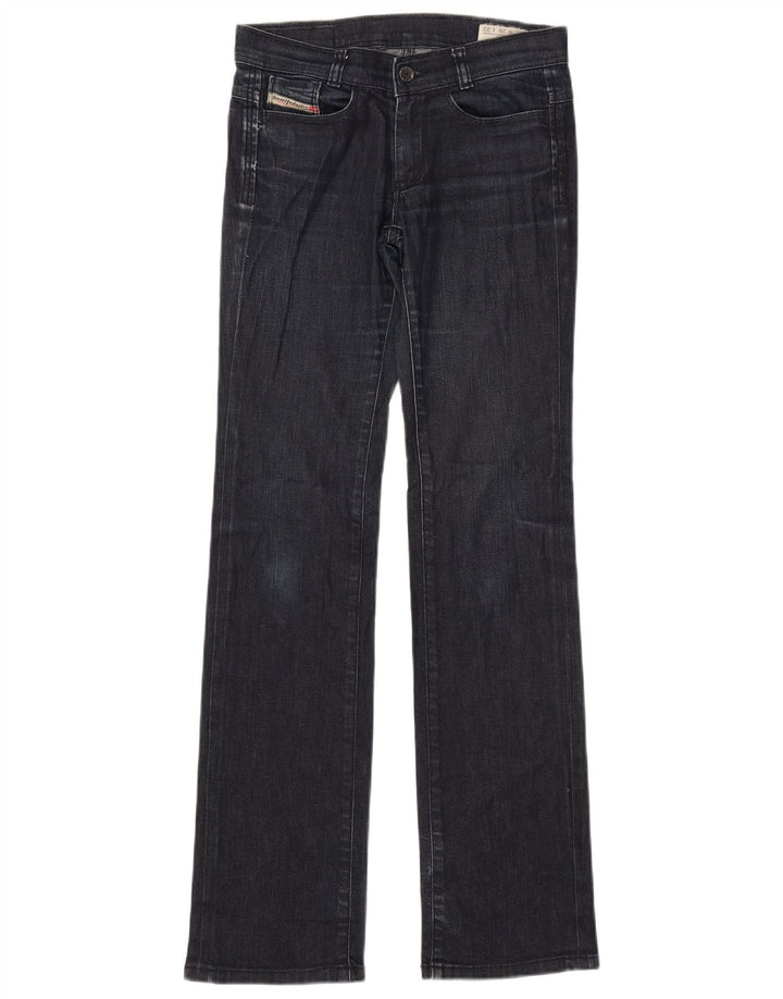 Diesel Womens Soozy Bootcut Jeans W26 L32 Navy Blue Cotton